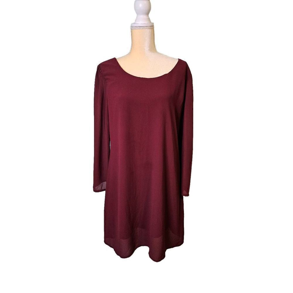 Speechless, wine colored dress. Size XL.
